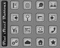 Web tools icon set Royalty Free Stock Photo