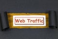 Web traffic business internet marketing technology website seo analysis banner optimization communication Royalty Free Stock Photo