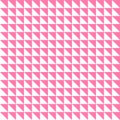 Triangle background. Seamless pattern. Geometric abstract texture. Pink and white colors. Polygonal mosaic style. Vector Royalty Free Stock Photo