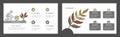 Tree Infographic Process Diagram with Planting Concept and Four Stages Presentation Slides Royalty Free Stock Photo