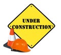 Web under construction Royalty Free Stock Photo