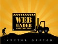 Web under construction Royalty Free Stock Photo
