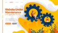 Web under maintenance, 404 not found, web in sales, web in repair vector illustration concept can be use for, landing page, templa