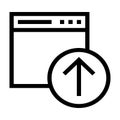 Web upload icon