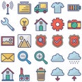 Web and User Interface isolated Vector icon that can easily modify or edit Royalty Free Stock Photo