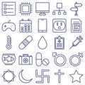 Web and User Interface isolated Vector icon that can easily modify or edit Royalty Free Stock Photo