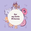 Greeting card for princess