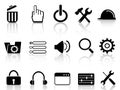 Web work tool icons