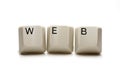 Web - world wide web Royalty Free Stock Photo