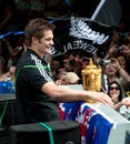 Webb-Ellis Cup Richie McCaw All Blacks Captain Royalty Free Stock Photo