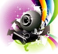 Webcam vector illustration