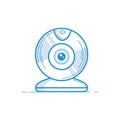 Webcam. Vector illustration decorative background design Royalty Free Stock Photo