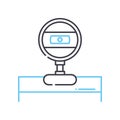 webcamera line icon, outline symbol, vector illustration, concept sign