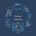 Webcast, E-learning and Online Event Outline Icon