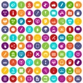 100 webdesign icons set color