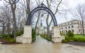 Weber Arch and University Hall at Northwestern Royalty Free Stock Photo