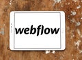 Webflow software company logo Royalty Free Stock Photo
