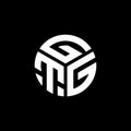 WebGTG letter logo design on black background. GTG creative initials letter logo concept. GTG letter design Royalty Free Stock Photo