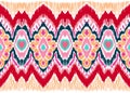 WebIkat geometric folklore ornament. Tribal ethnic vector texture. Seamless striped pattern in Aztec style. Royalty Free Stock Photo