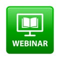 Webinar button Royalty Free Stock Photo