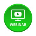 Webinar button Royalty Free Stock Photo