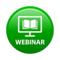 Webinar button Royalty Free Stock Photo