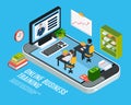 Webinar Isometric Concept