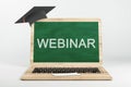 Webinar and online knowledge concept