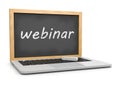 Webinar, Online Training Concept Royalty Free Stock Photo