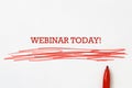 webinar today on white