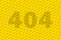 Webmaster Day. Lots of 404 signs on a yellow background