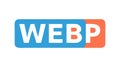 WEBP Format Icon. Web Image Optimization. vector design Generative AI Royalty Free Stock Photo