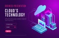 Webpage design about cloud database technology