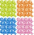 WebSeamless colorful crystal pattern. Gemstone texture in vector