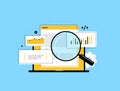 Website analytics tracking code monitoring user behavior, collecting data and analyzing traffic. How to add tracking