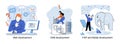 Website architecture concepts. Web development, PHP, MySQL, CMS, interface design, software testing Royalty Free Stock Photo