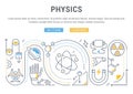 Website Banner and Landing Page of Physics.