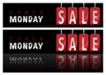 Website Banners Cyber Monday Royalty Free Stock Photo