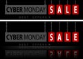 Website Banners Cyber Monday Royalty Free Stock Photo