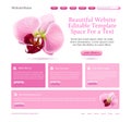 Website for beauties Royalty Free Stock Photo