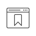 Website Bookmark Icon Royalty Free Stock Photo