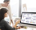 Website Connection Internet Networking Data Concept