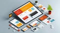 Website Design, Creating Responsive Layouts for Diverse Devices, Enhancing User Experience Seamlessly with Modern T