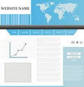 Website design template