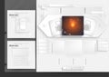 Website Design Template Menu Elements