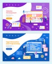 Website Development, Algorithmization Programming Royalty Free Stock Photo