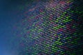 Website development. Server logs analysis. Closeup developing programming and coding technologies. Developer working on web sites Royalty Free Stock Photo
