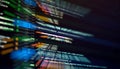 Website development. Server logs analysis. Closeup developing programming and coding technologies. Developer working on web sites Royalty Free Stock Photo