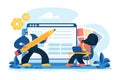Web design concept vector illustration