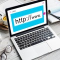 Website Domain Internet HTTP WWW Graphic Concept